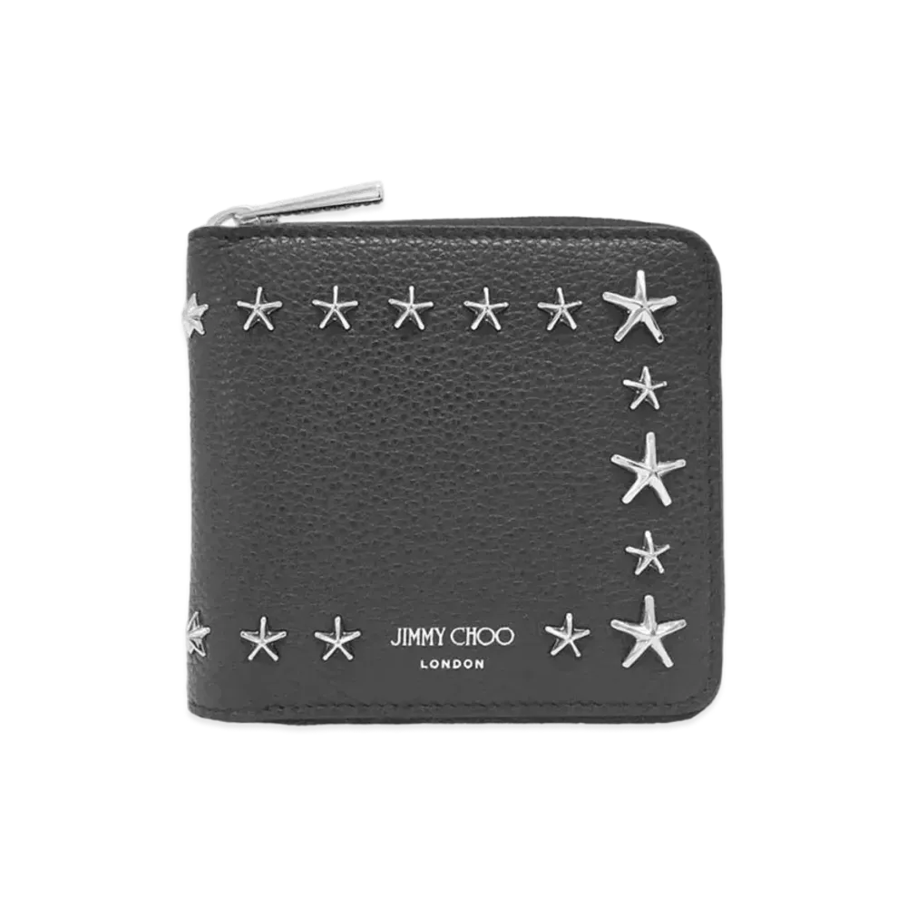 Jimmy Choo Lawrence UUF Compact Wallet ”Black”
