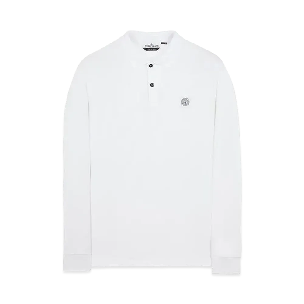 Stone Island 20639 50/2 COTTON PIQUE_REGULAR FIT "White"
