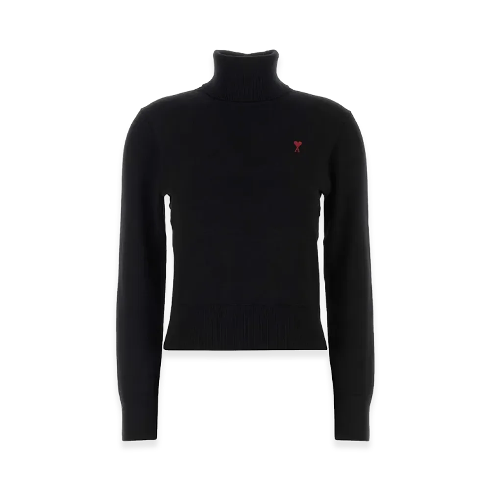 AMI PARIS Women's Wool Sweater "Black"