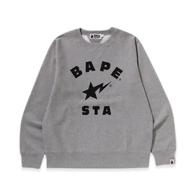 A BATHING APE Bape Sta Crewneck Sweatshirt "Gray"