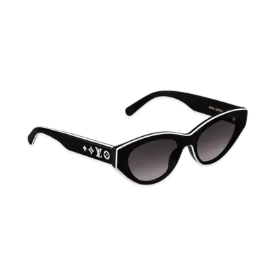 Louis Vuitton LV Line Cat Eye Sunglasses "Noir/Creme"