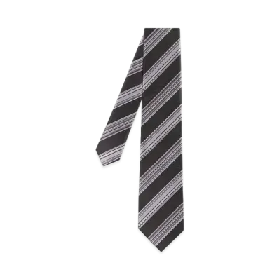 Paul Smith Gradient Regimental Tie "Black"