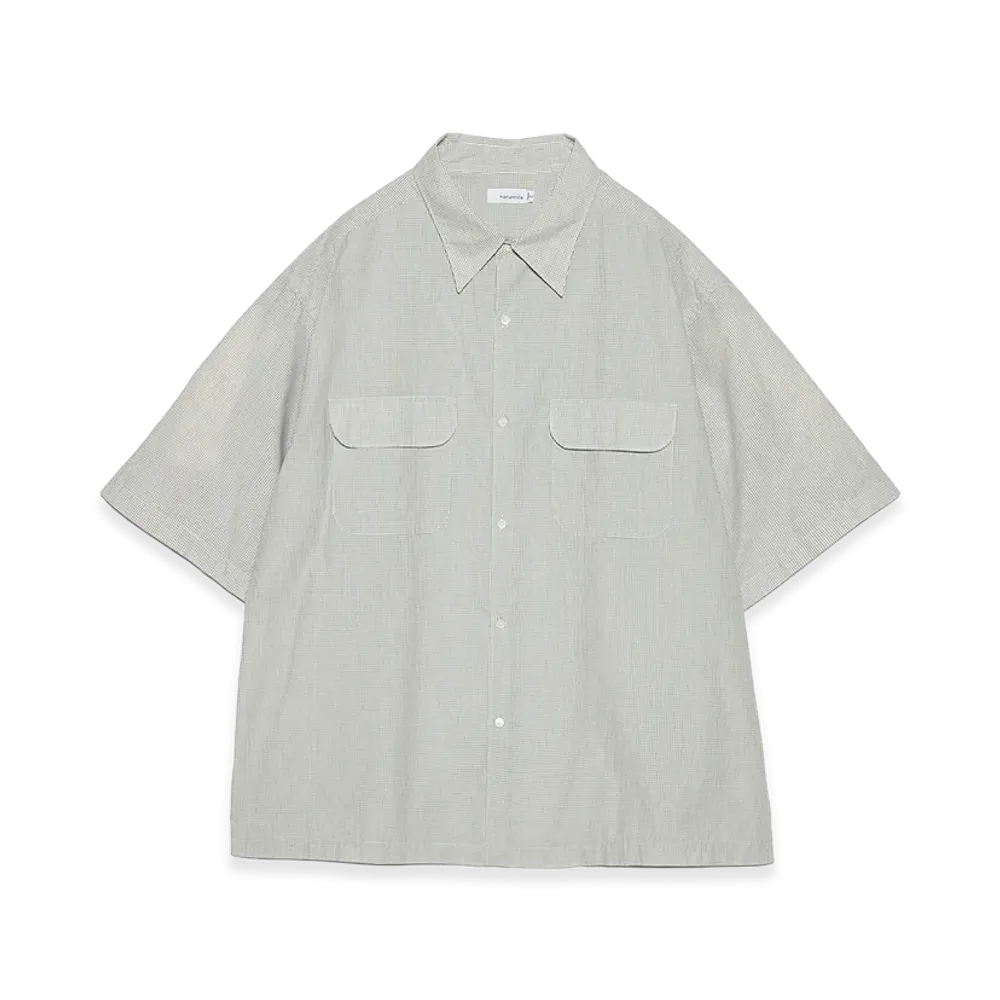 nanamica Regular Collar S/S Shirt "Natural"