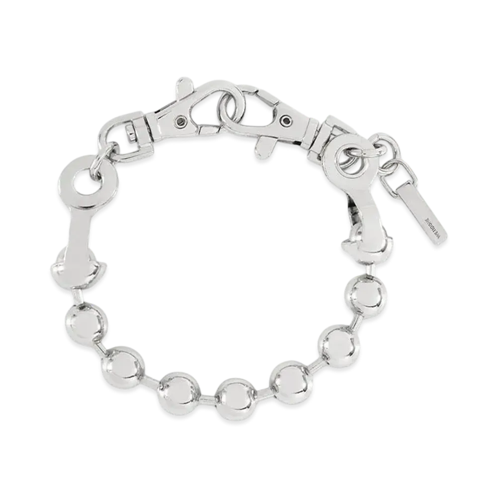 WE11DONE Ball Chain Bracelet "Silver"