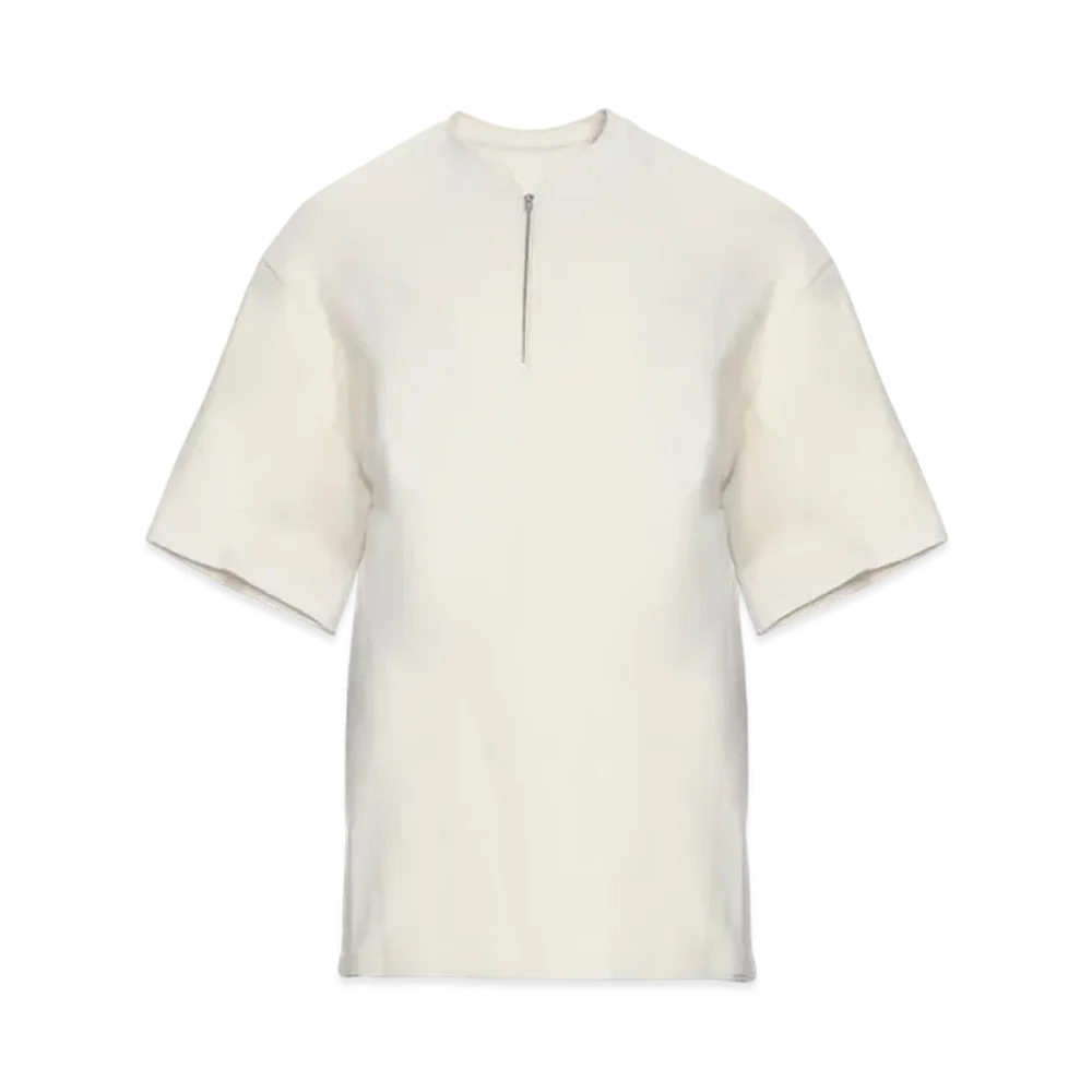 FEAR OF GOD Long Sleeve Half Zip Henley T-shirt "Cream"