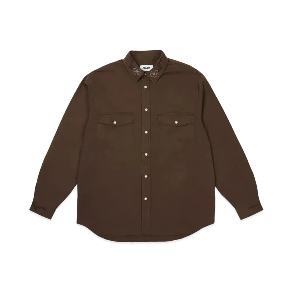 PALACE Flexus Shirt "Nice Brown"
