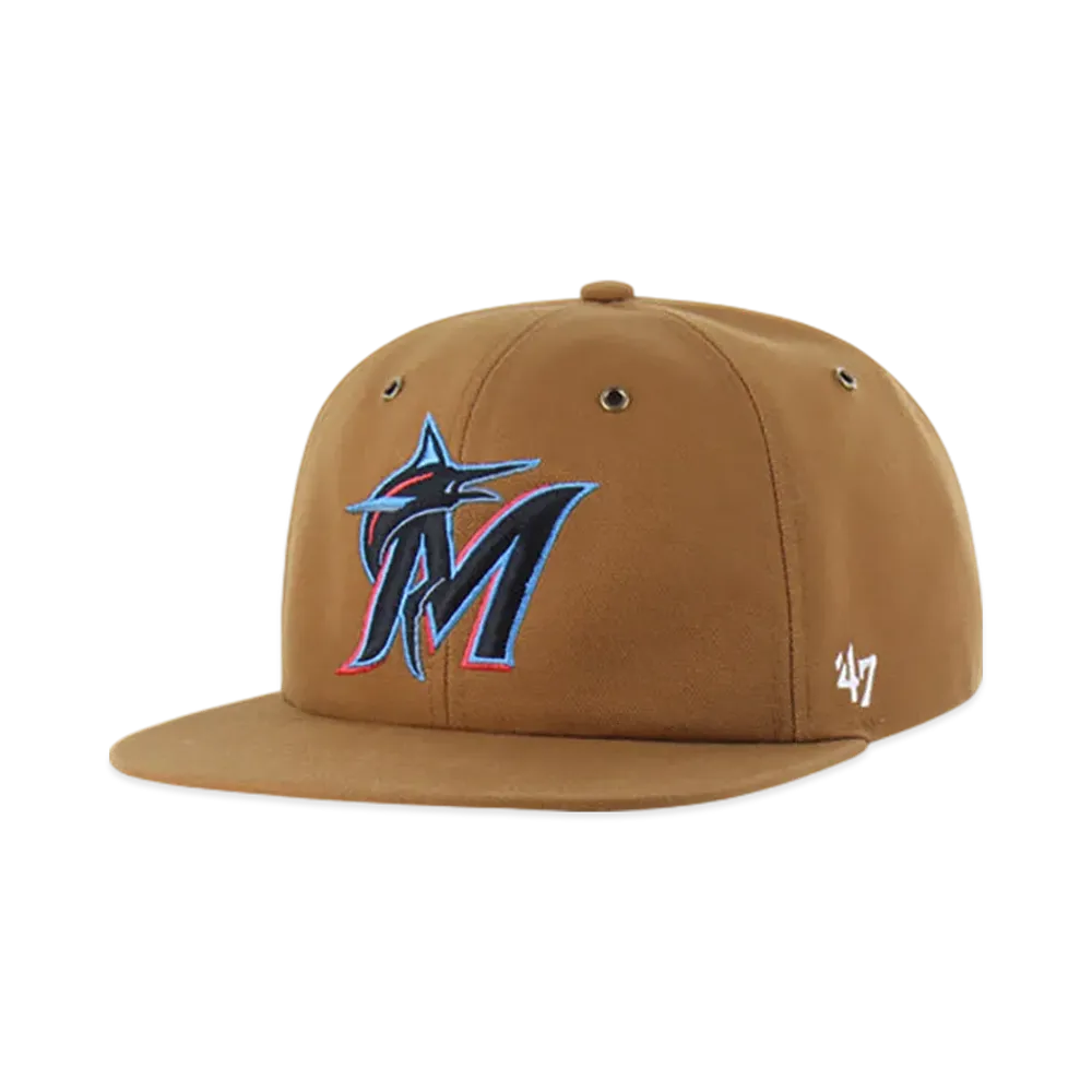 47 x Carhartt Miami Marlins Captain RL Relaxed Fit "Brown"