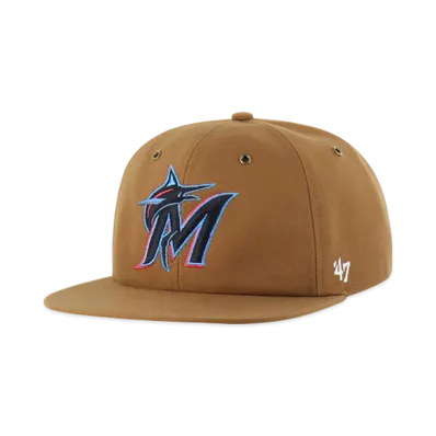 47 x Carhartt Miami Marlins Captain RL Relaxed Fit "Brown"