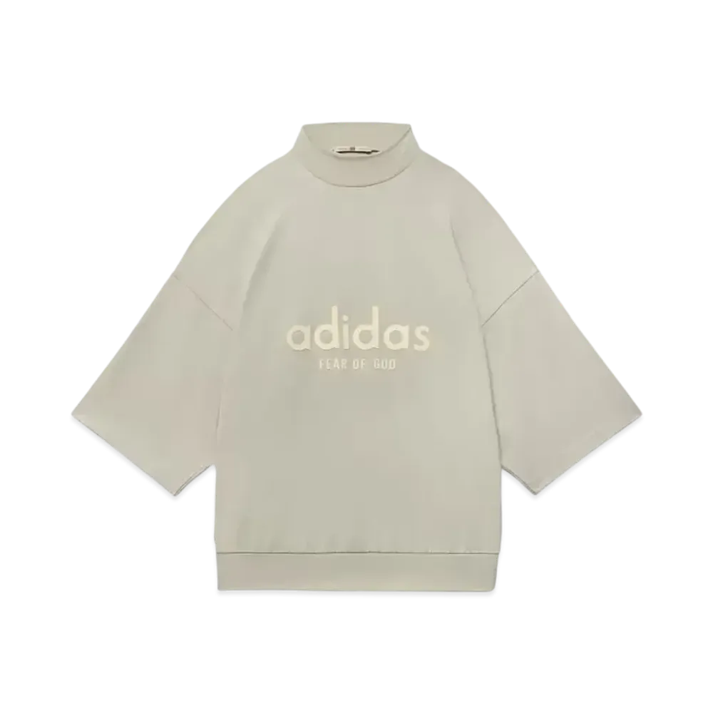 adidas x Fear of God Athletics Heavy Jersey 3/4 Sleeve Mock T-Shirt "Sesame"