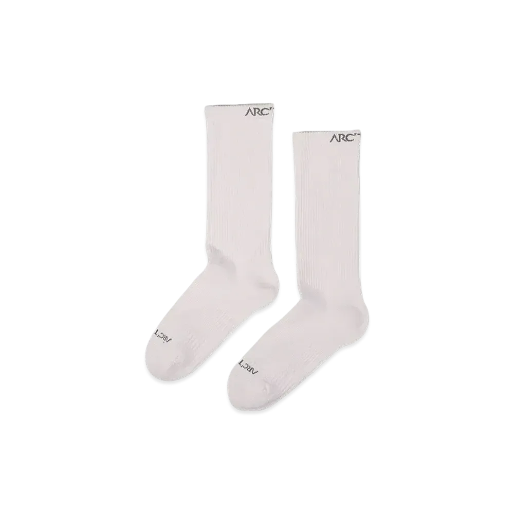 ARC'TERYX Synthetic Ultralightweight Mid Sock "White"