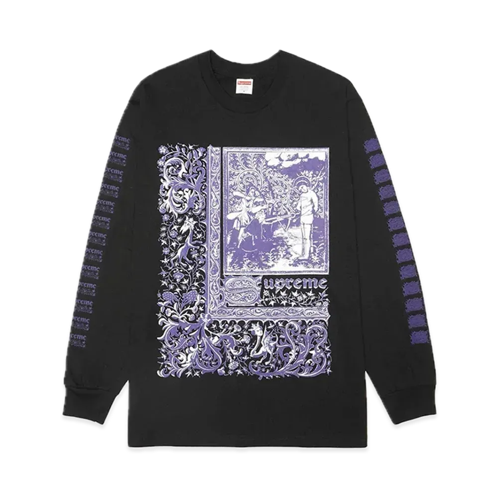 Supreme Saint Sebastian L/S Tee "Black"