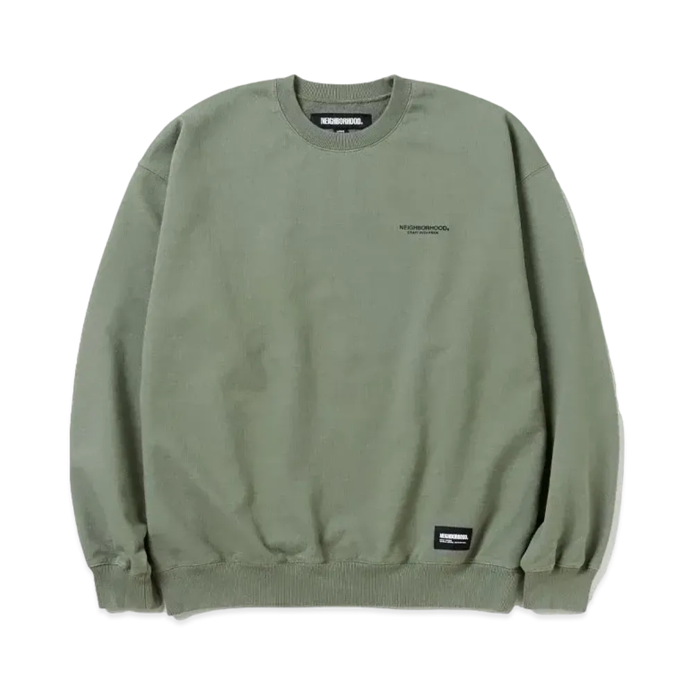 NEIGHBORHOOD Classic Sweat Shirt LS "Olive Drab"