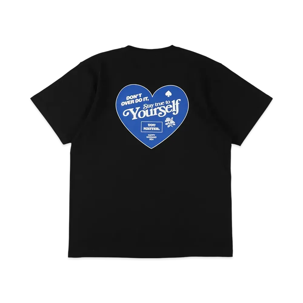 WIND AND SEA Heart Tee "Black"