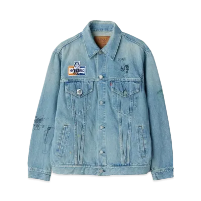 HYSTERIC GLAMOUR x SKOLOCT Denim Jacket "Blue"