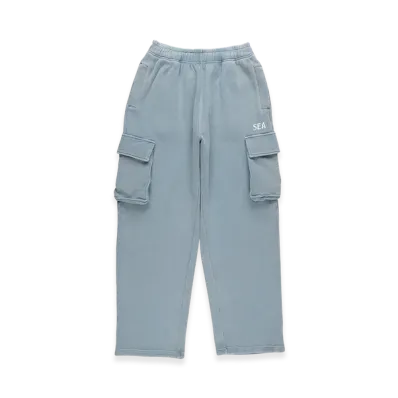 WIND AND SEA Heavy Waffle Cargo Pants "Dark Sax"