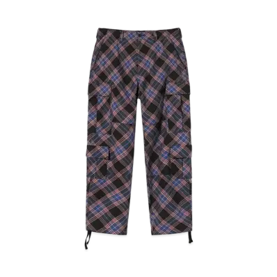 Stussy BIAS PLAID SURPLUS CARGO PANT "Plaid"