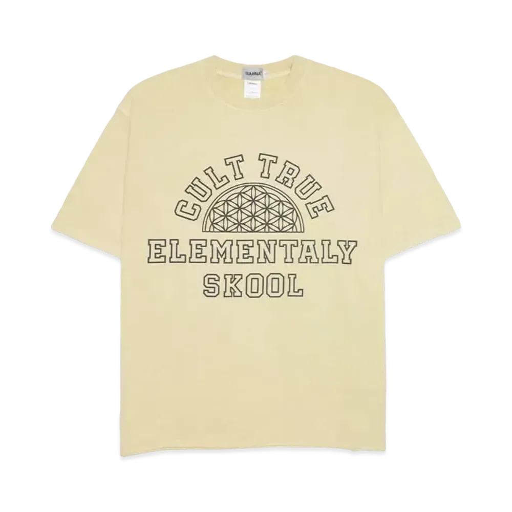 WANNA CULT TRUE TEE "BONE"
