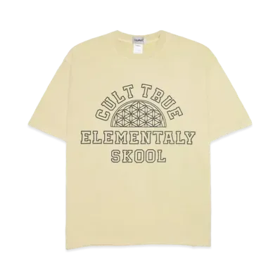 WANNA CULT TRUE TEE "BONE"