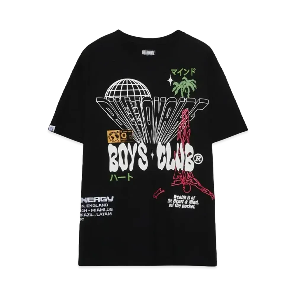 BILLIONAIRE BOYS CLUB BB AROUND THE WORLD T-SHIRT "BLACK"