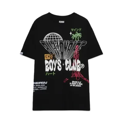 BILLIONAIRE BOYS CLUB BB AROUND THE WORLD T-SHIRT "BLACK"