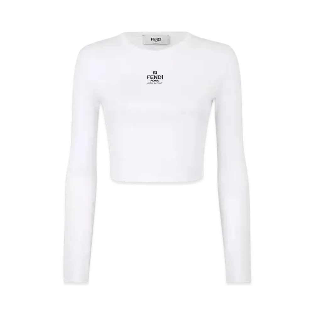 FENDI Women's Jersey T-Shirt "White"