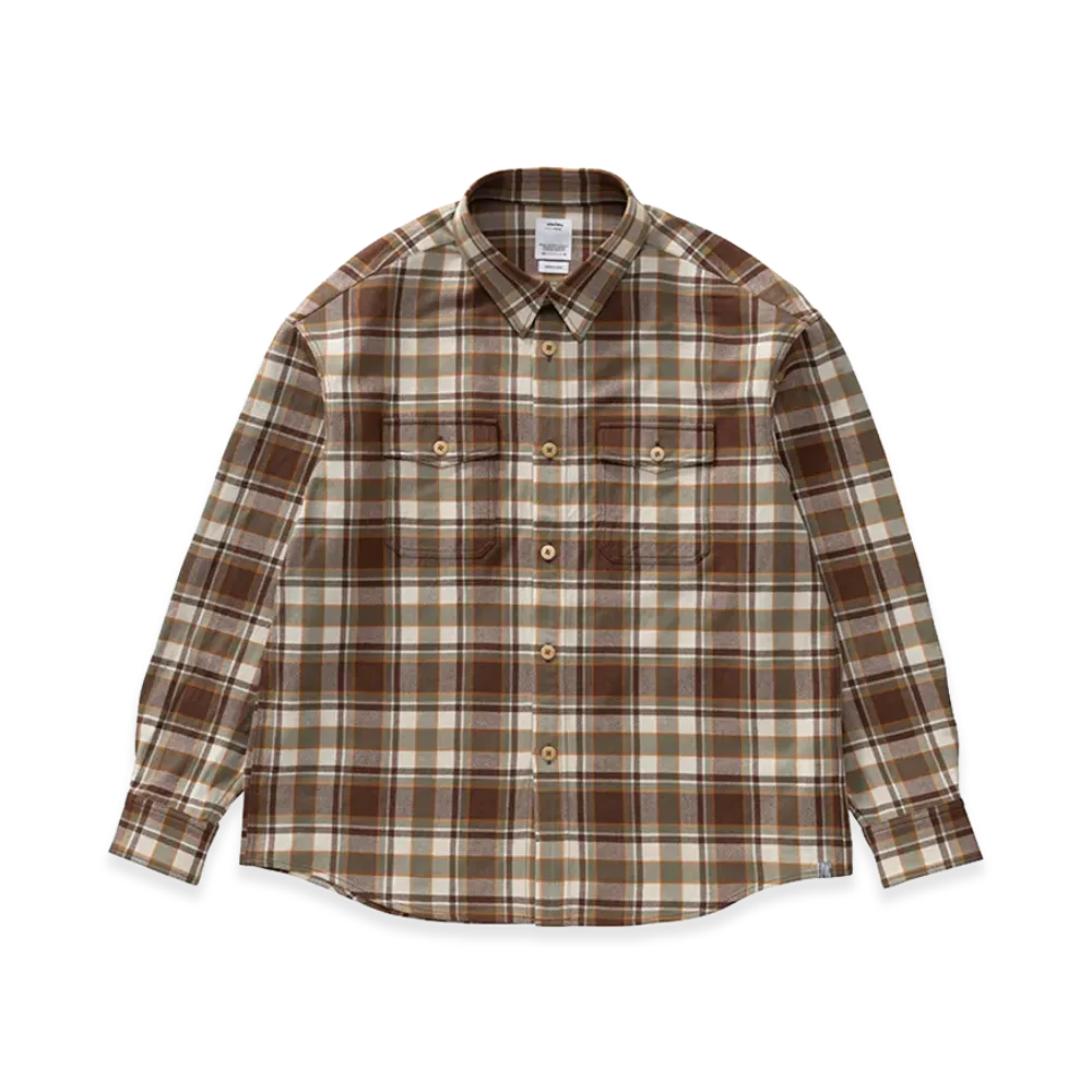 visvim Lumber Check L/S "Brown"