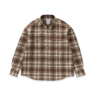 visvim Lumber Check L/S "Brown"