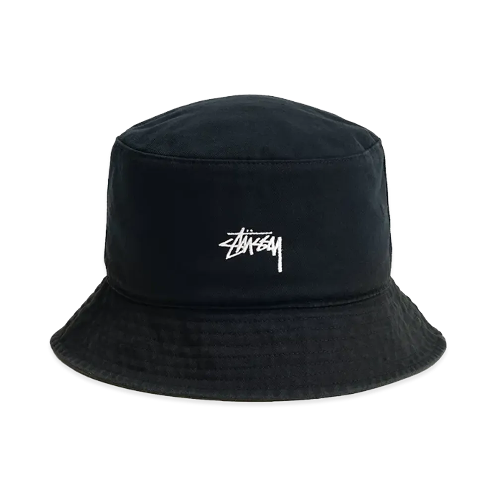Stussy Reversible Stock Bucket Hat "Black/Olive"