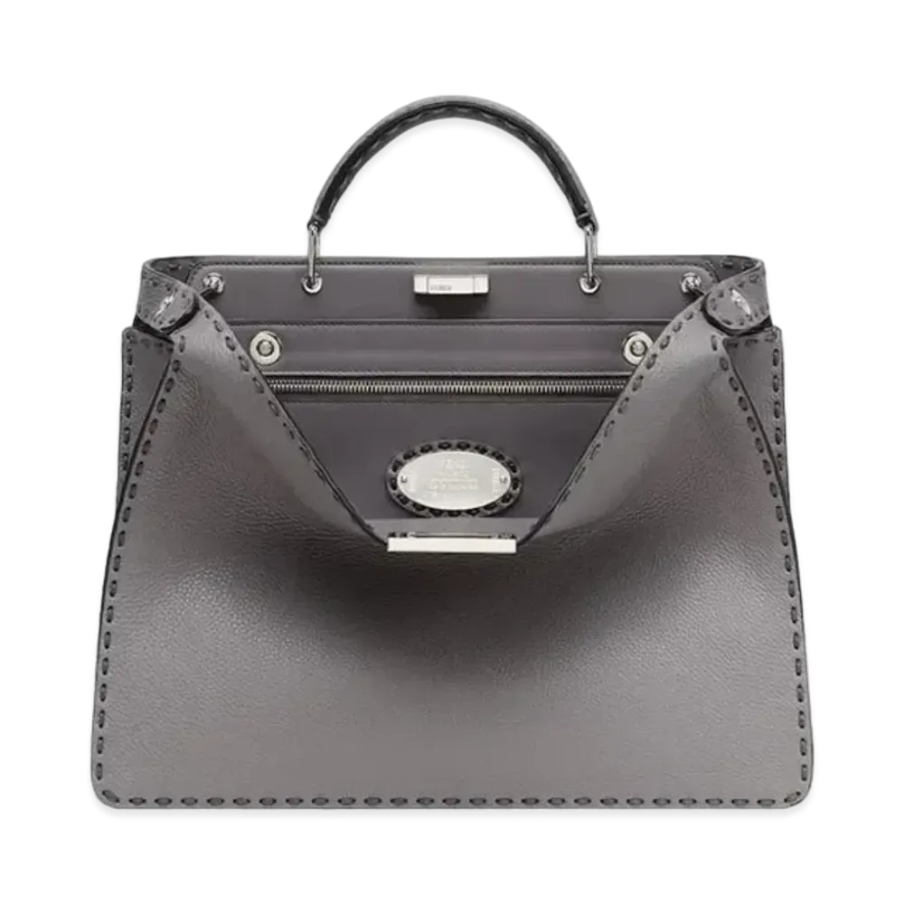 FENDI Peekaboo ISeeU Medium Selleria "Gray"
