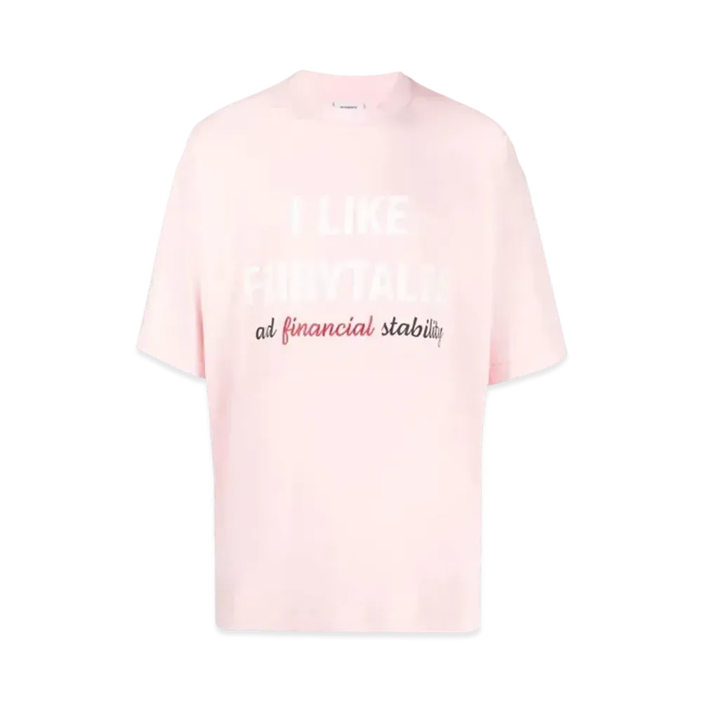 VETEMENTS I Like Long Walks Tee "Pink"