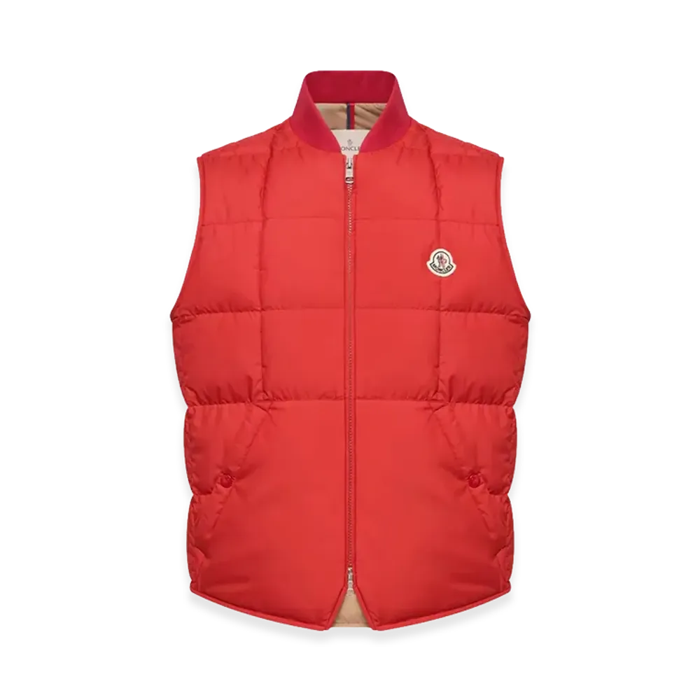 MONCLER Outwear Waistcoat "Red"