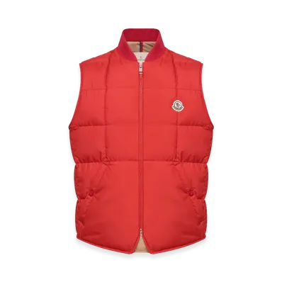 MONCLER Outwear Waistcoat "Red"
