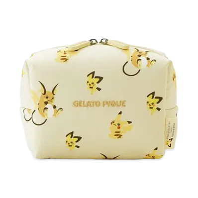 GELATO PIQUE x Pokemon Patterned Pouch "Yellow"