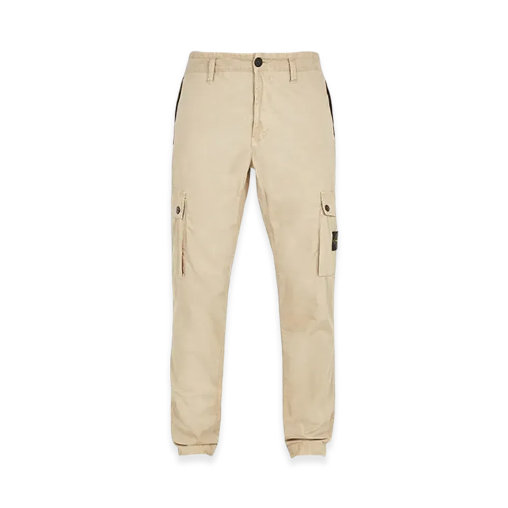 Stone Island 303WA Old Treatment Slim Fit Cargo Pants - 24SS "Sand"