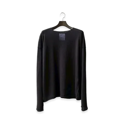 ANCELLM x GARDEN Inside-Cut Linen Knit EX / ANC-GRD-KN01 "Black"
