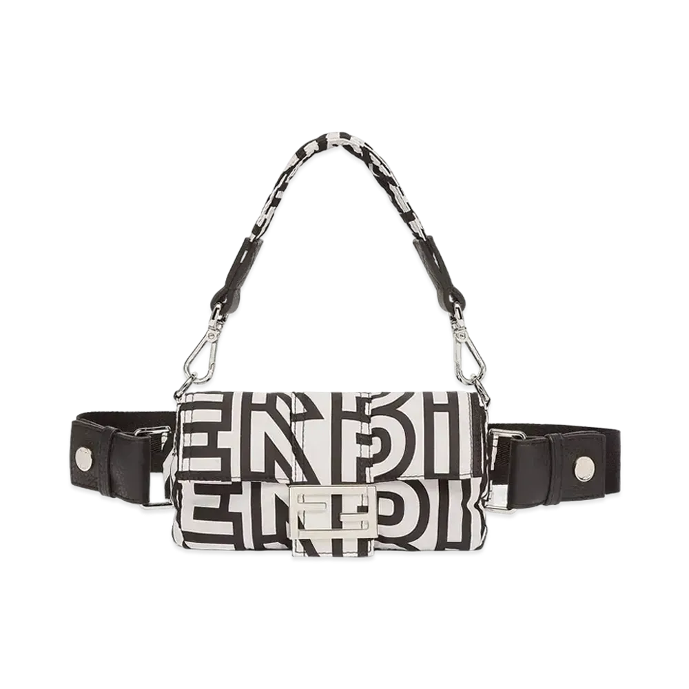 FENDI by MARC JACOBS Baguette Mini Phone Case Two-tone Nylon Pouch "Multicolor"