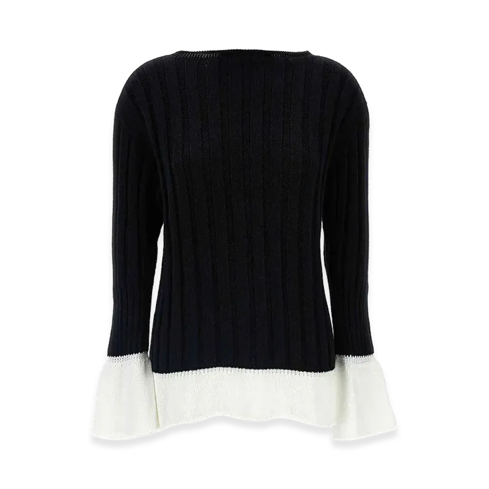 ISSEY MIYAKE Womens Behind The Scenes Sweater "Black"