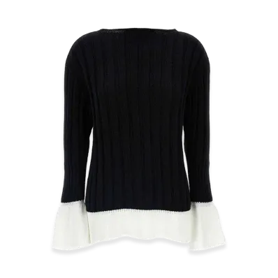 ISSEY MIYAKE Womens Behind The Scenes Sweater "Black"