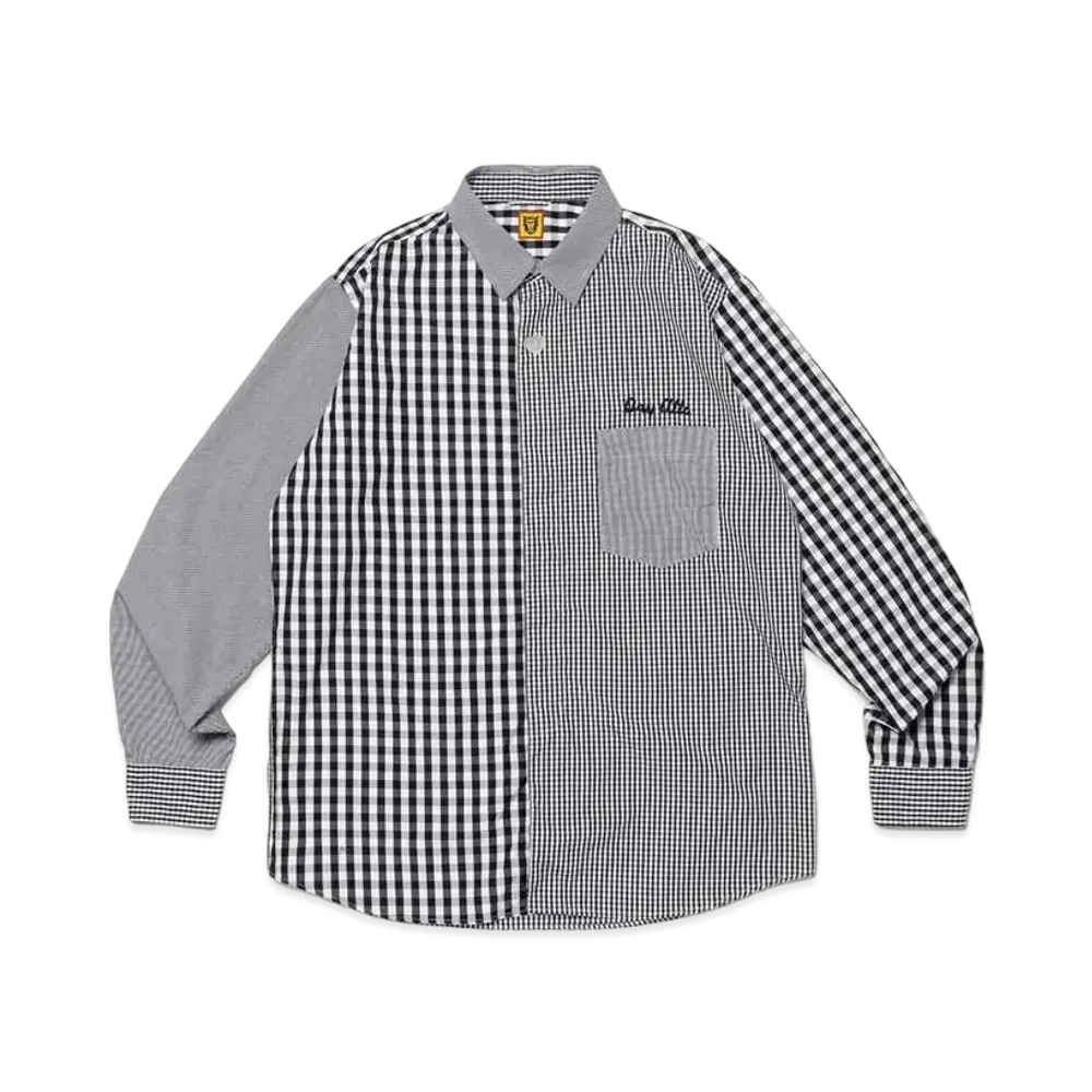 HUMAN MADE Gingham Check L/S Shirt "Black"