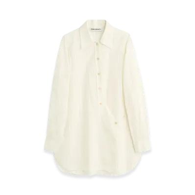 OUR LEGACY Women's Wave Shirt "Penstripe Coolthread Cloth"