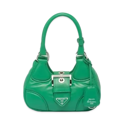 PRADA Moon Padded Nappa Leather Bag "Mango"