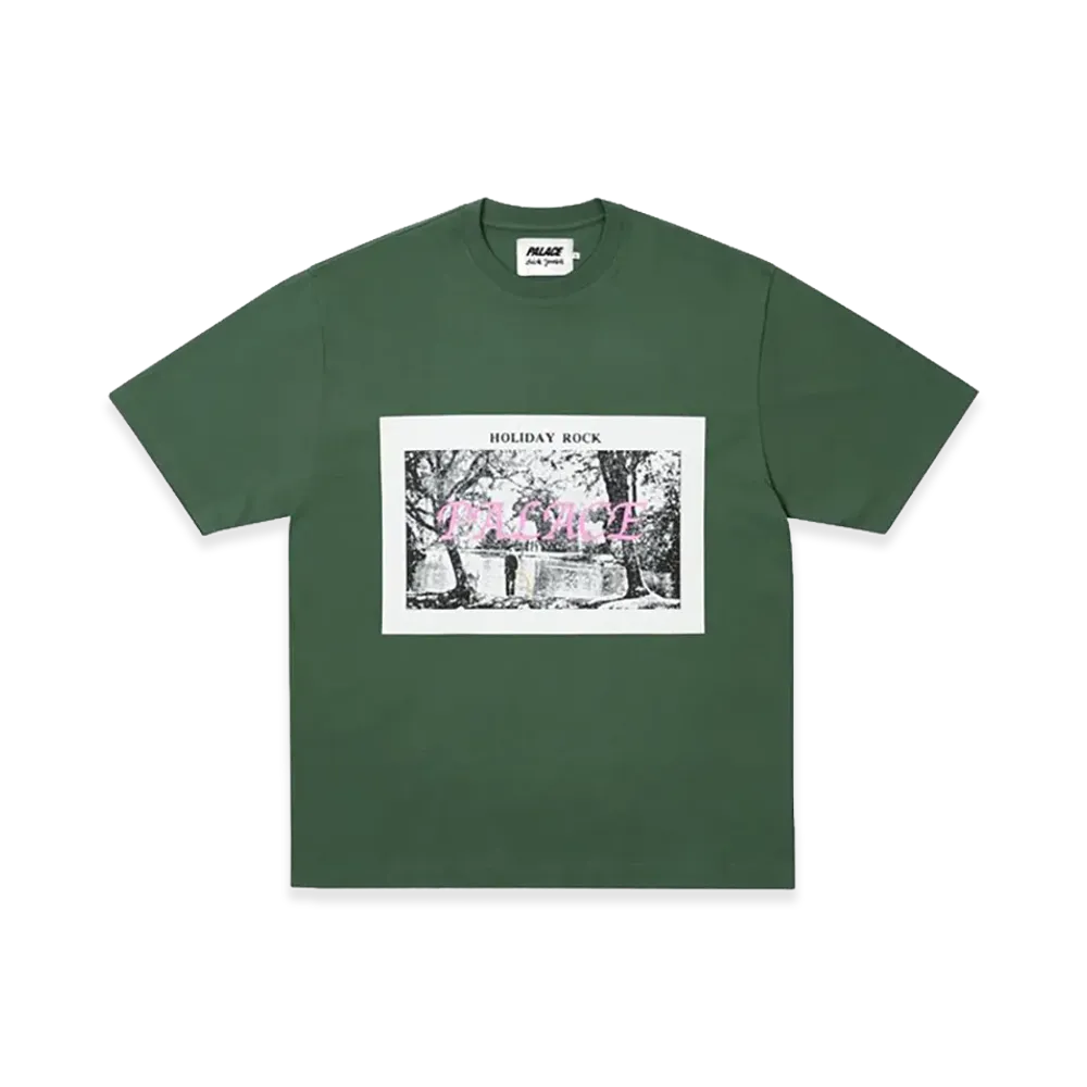 PALACE Dick Jewell T Shirt "Racey Green"