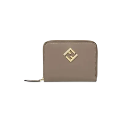 FENDI FF Diamonds Zip Around Medium "Gray"