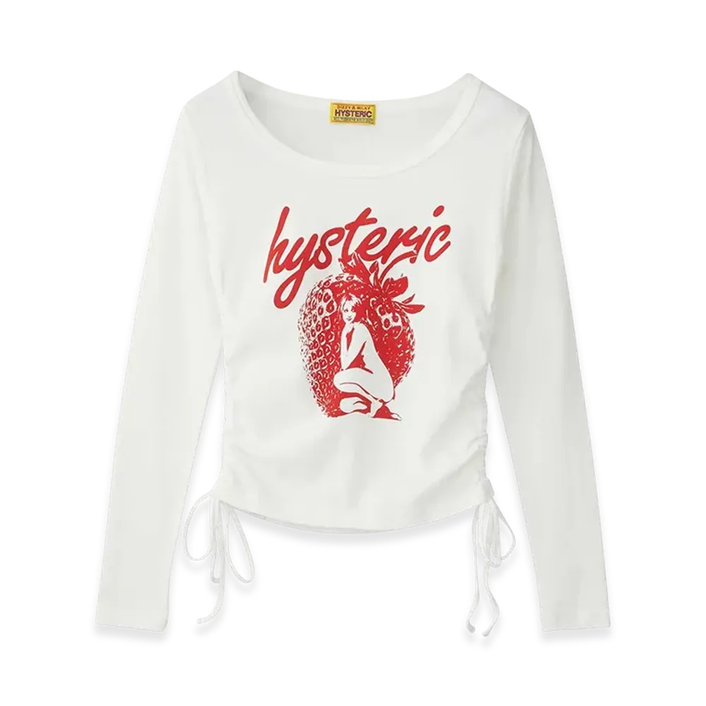HYSTERIC GLAMOUR Midnight Berry Chibi T-shirt "White"