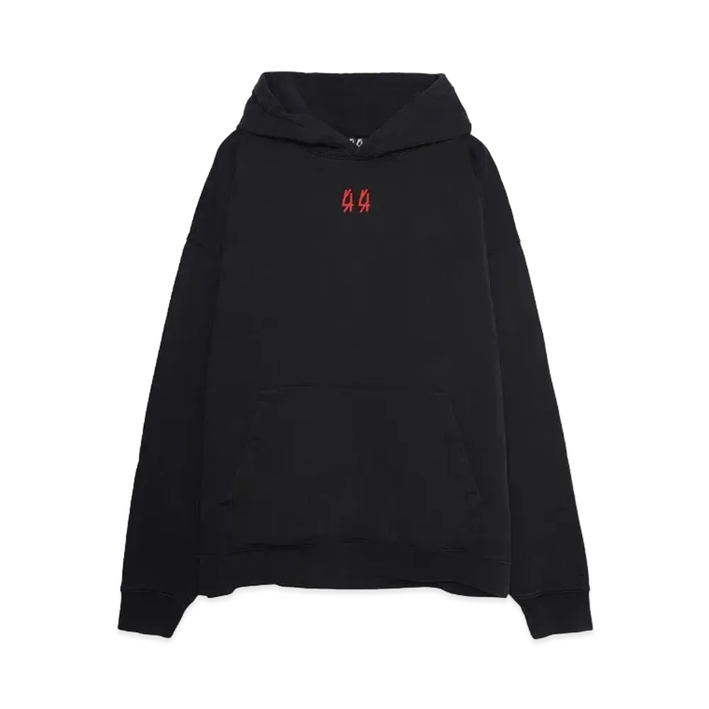 44 LABEL GROUP AWAKE HOODIE "BLACK/SLEEP PARALYSIS RED"