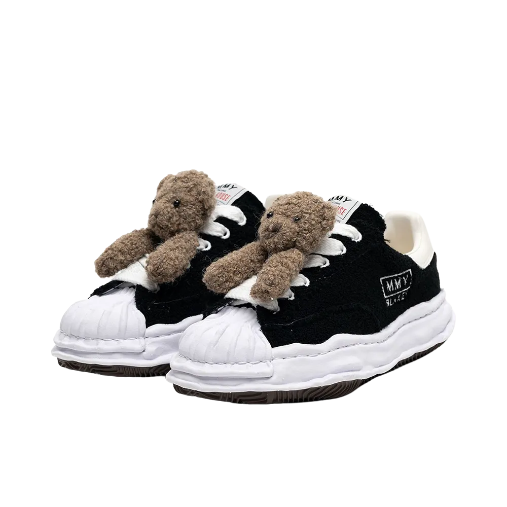 Pink House × Maison MIHARA YASUHIRO BLAKEY OG Sole Chenille Embroidey Low-top Sneaker "Black"