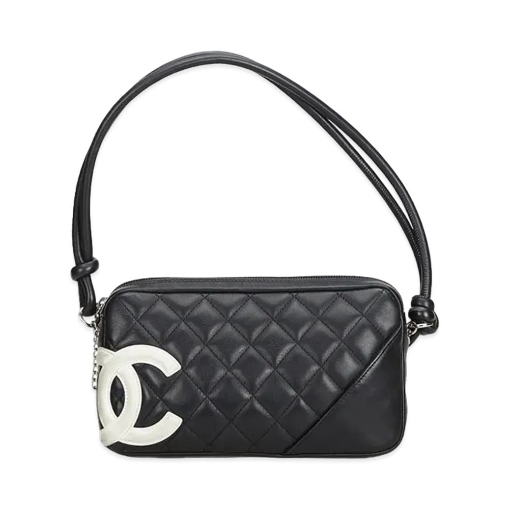 CHANEL Cambon Ligne Pochette "Black"