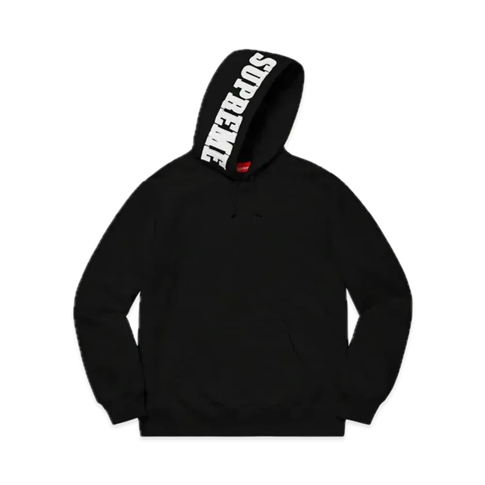 Supreme Mirrored Logo Hooded Sweatshirt "Black"
