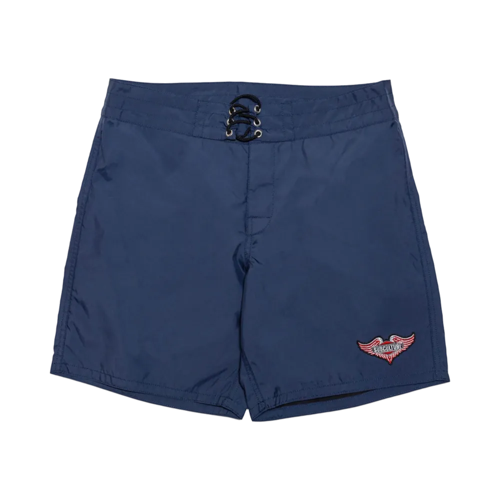 Subculture Nylon Surf Shorts "Navy"