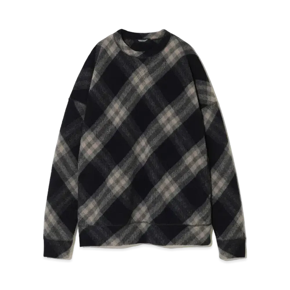 UNDERCOVER Wool Mosser Pullover "Navy"